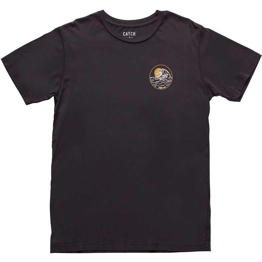 Catch Surf Mens Wave SS Tee Black - Image 1