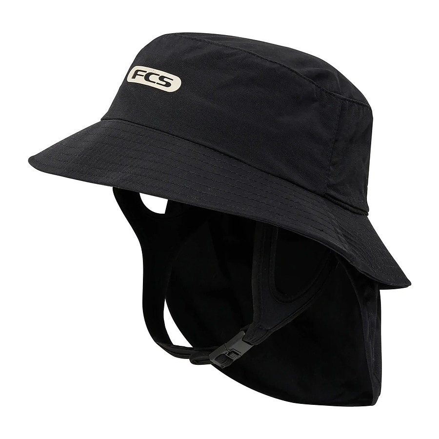 FCS Essential Surf Bucket Hat Black - Image 1