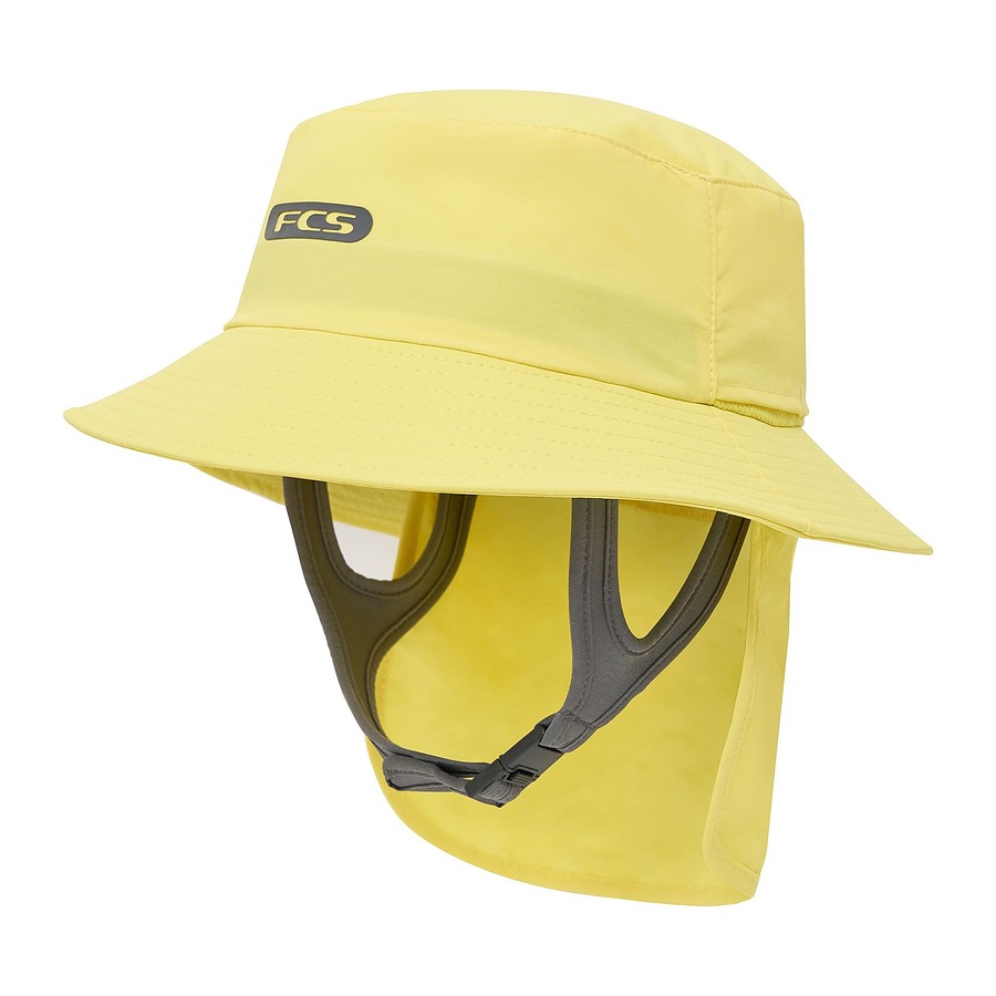 FCS Essential Surf Bucket Hat Butter - Image 1