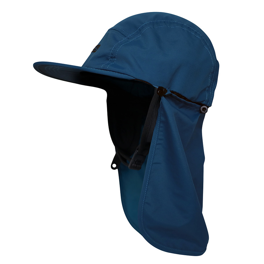 FCS Essential Surf Cap With Legionnaires Flap Tidal Teal - Image 1