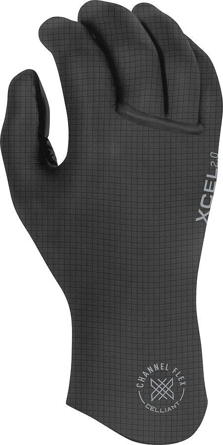 Xcel 2MM Comp X Glove Black - Image 1