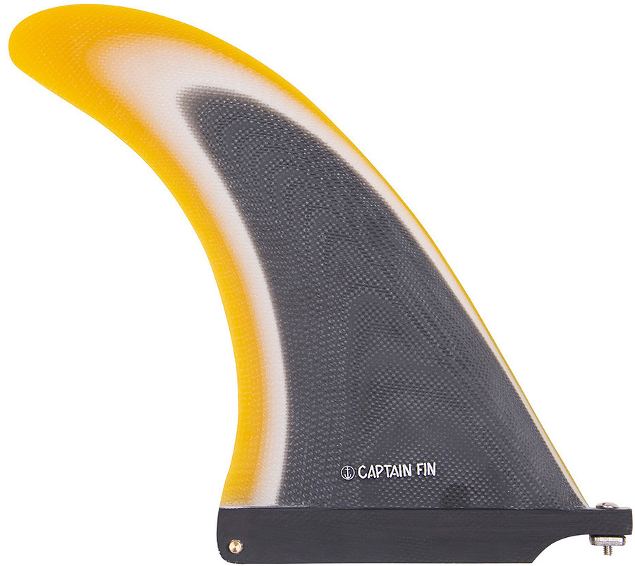 Captain Fin Co Tyler Warren Longboard Fin Black White Orange - Image 2