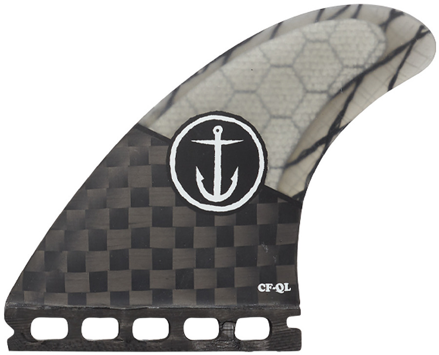 Captain Fin Co CF Quickness Black Tri Fin Set - Image 1