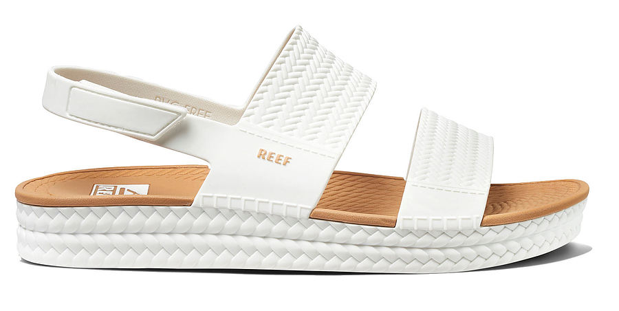 Reef Water Vista White Tan Ladies Sandals - Image 3