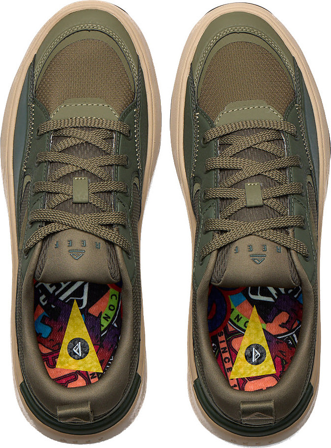 Reef Fanning Mens Shoes Black Olive Tan - Image 2