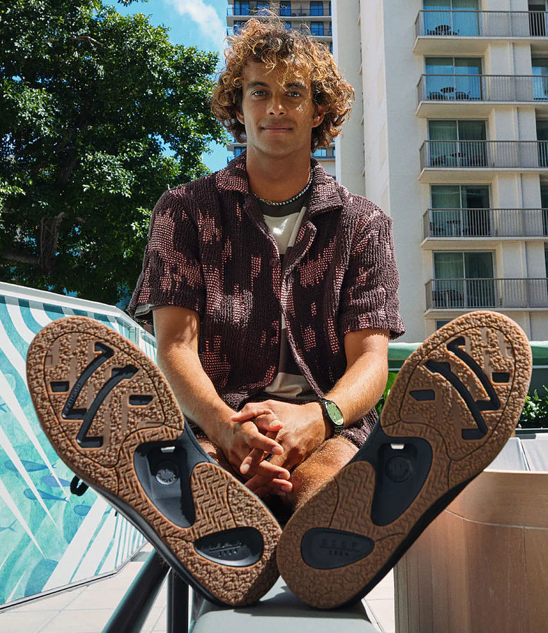 Reef Fanning Mens Shoes Black Olive Tan - Image 4