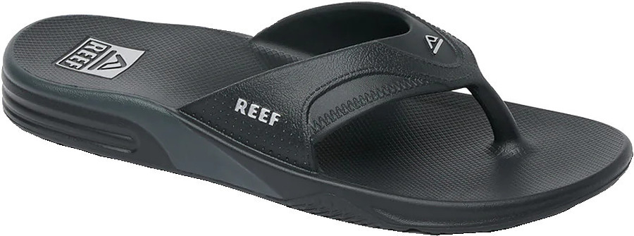 CJ8545 Reef Fanning H20 Mens Thongs Black Silver - Image 2