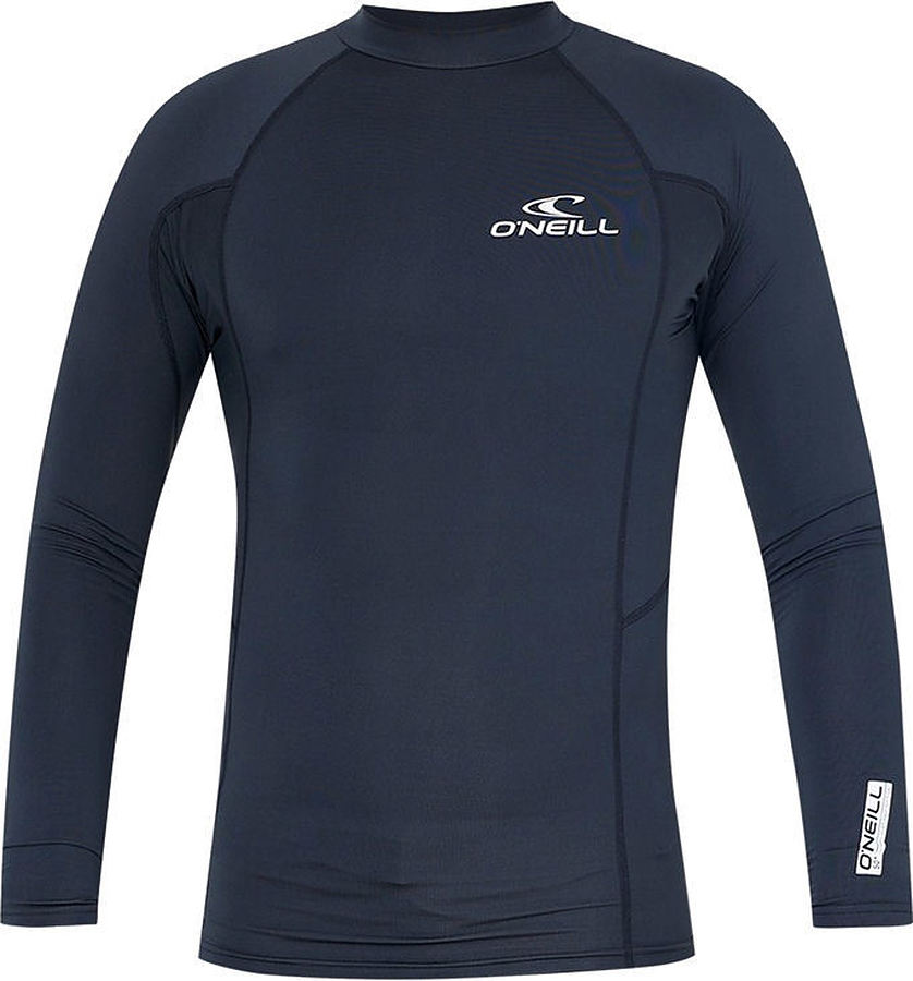 Oneill Mens Long Sleeve Clean and Mean Rash Guard Black - Image 3