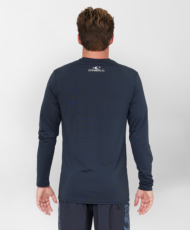 CLY47MAb Oneill Mens Long Sleeve Clean And Mean Rash Tee Black - Image 2