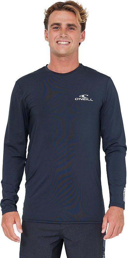 CLY47MAb Oneill Mens Long Sleeve Clean And Mean Rash Tee Black - Image 1