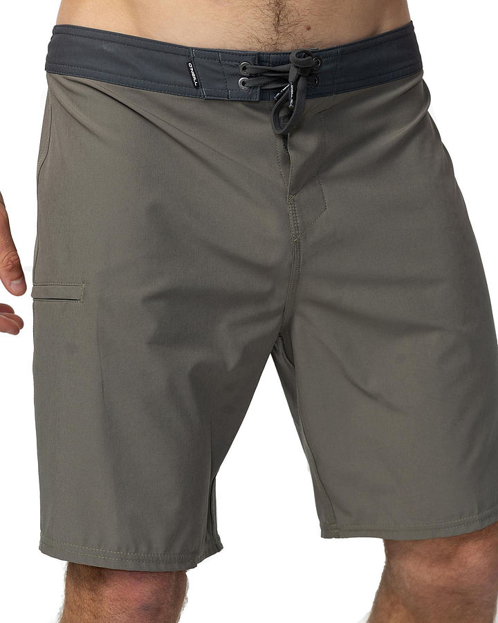HYPERHEATBASIL Oneill HyperFreak Heat Solid 19 Inch Mens Boardshorts Mulled Basil - Image 3