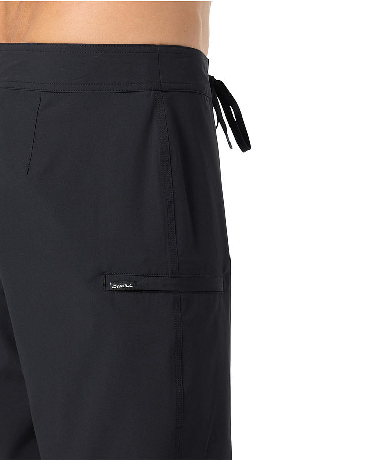 HYPERHEATBLACK Oneill HyperFreak Heat Solid 19 Inch Mens Boardshorts Black - Image 3