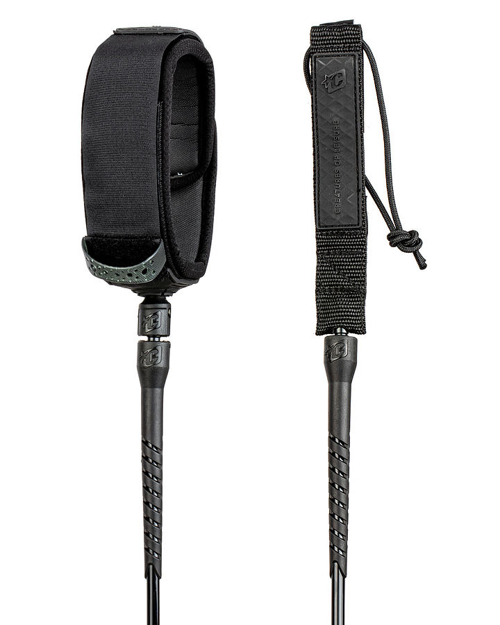 Creatures of Leisure Longboard Reliance Knee Leash Black - Image 1