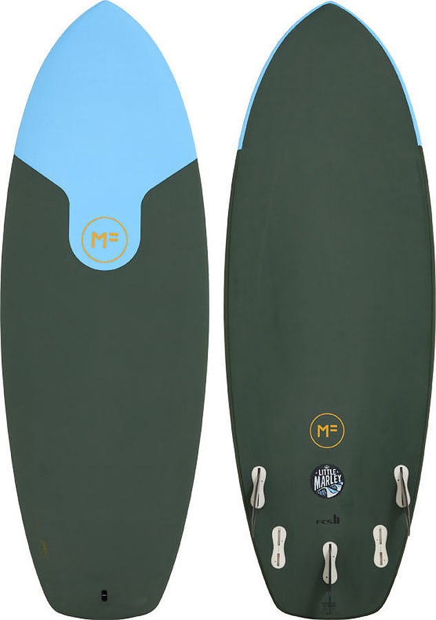 Mick Fanning Softboards Little Marley FCS 2 Super EVA King Green Softboard - Image 1