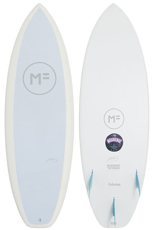 Mick Fanning Softboards Neugenie FCS2 Epoxy Pro White Softboard - Image 1