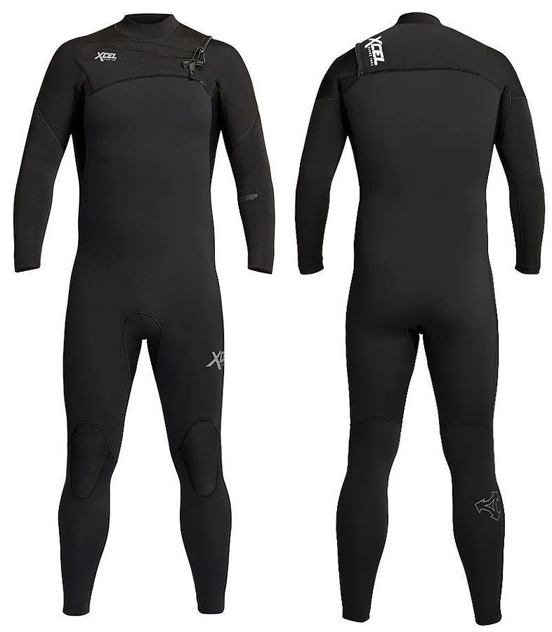 Xcel 3mm 4mm Comp Mens Steamer Fullsuit - Image 1