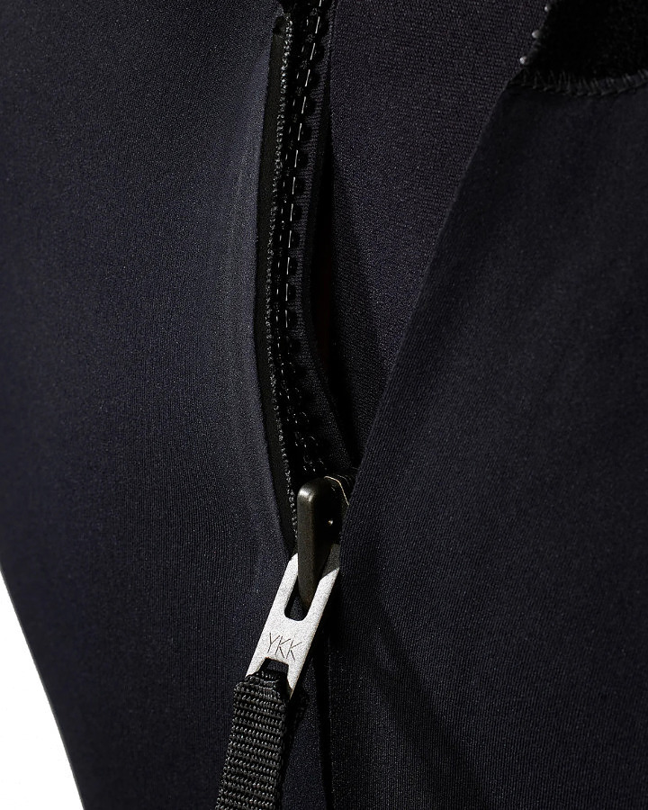 MX32CN25 Xcel Mens LS Steamer 3mm 2mm Axis Flatlock Back Zip Black - Image 2