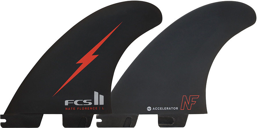 FCS II Nathan Florence PC Surfboard Tri Fin Set - Image 3