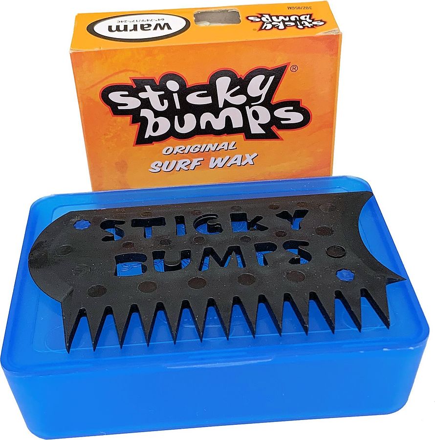 Sticky Bumps Wax Box With Block Of Wax Combo - Image 1