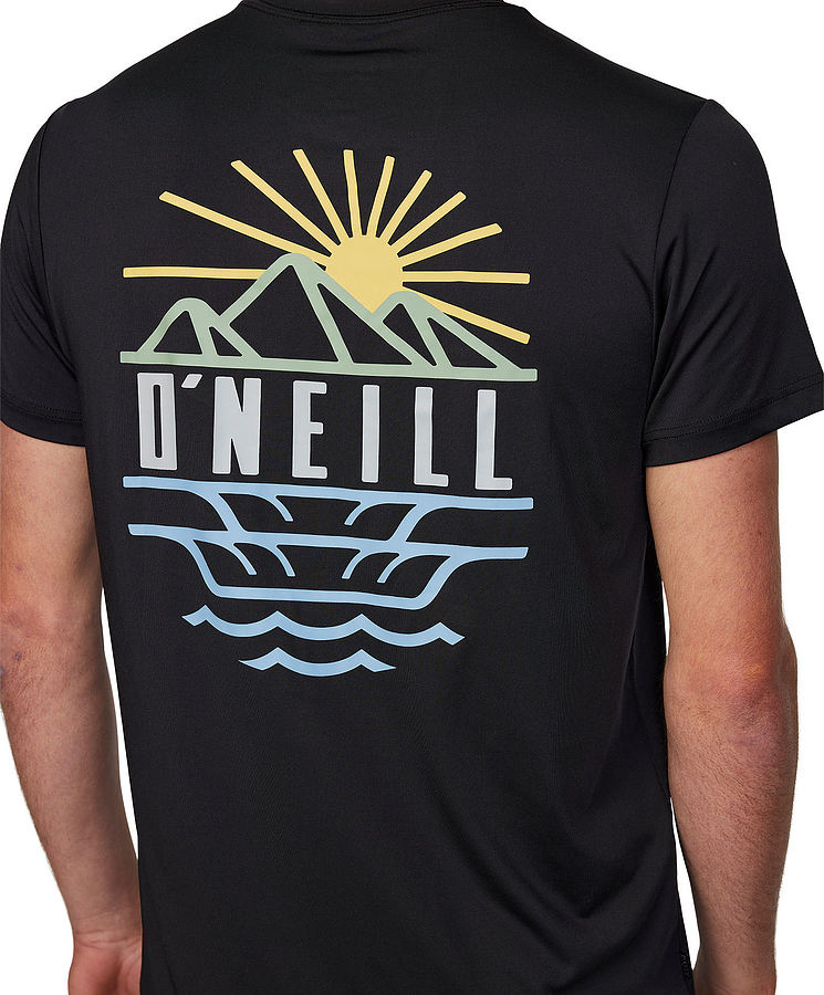 Oneill Mens TRVLR UPF SS Rash Tee Black - Image 3