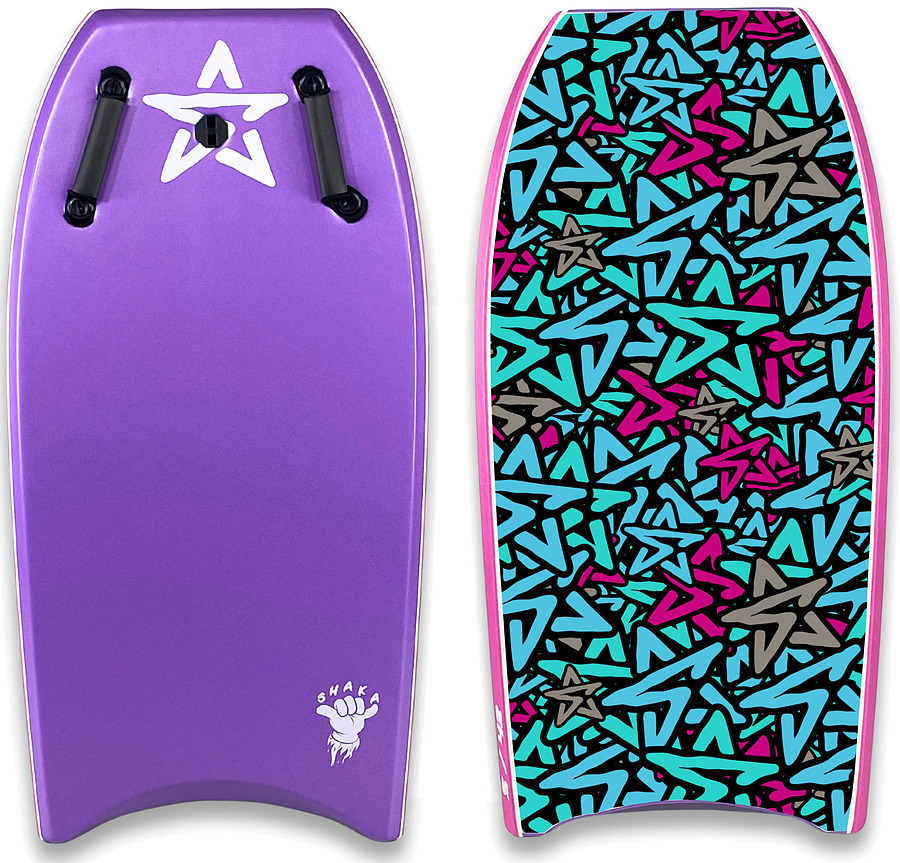 ShakaPW Stealth Shaka EPS Bodyboard Purple White - Image 1