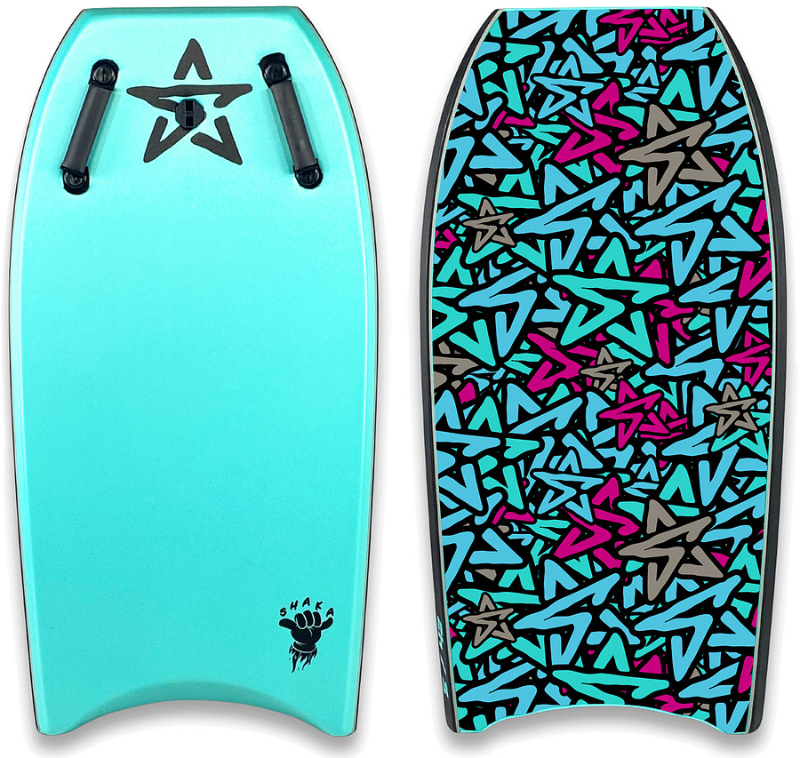 ShakaTG Stealth Shaka EPS Bodyboard Teal Graphic - Image 1