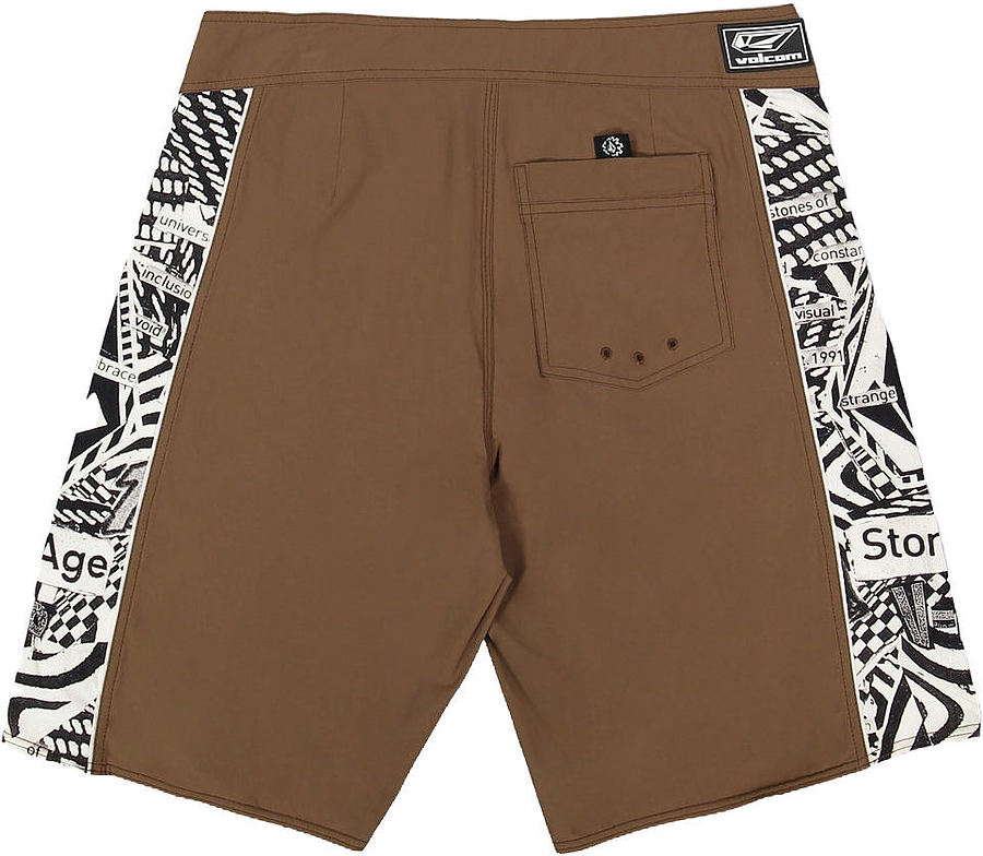 UCYBS03013brown Volcom Sidelines Lib 21 Boardshorts Brown Stone - Image 2