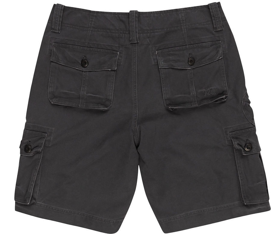 Element Source Mens Cargo Shorts Off Black - Image 2