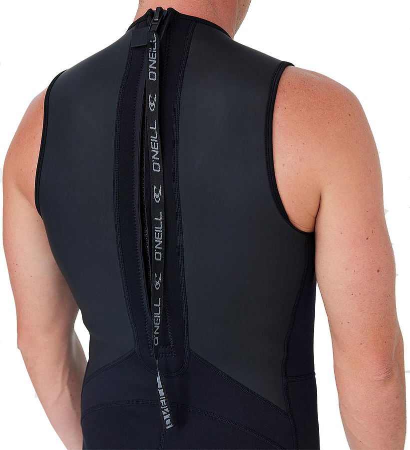 WLJ51MA Oneill Mens 2mm Originals Back Zip Long John Black - Image 3