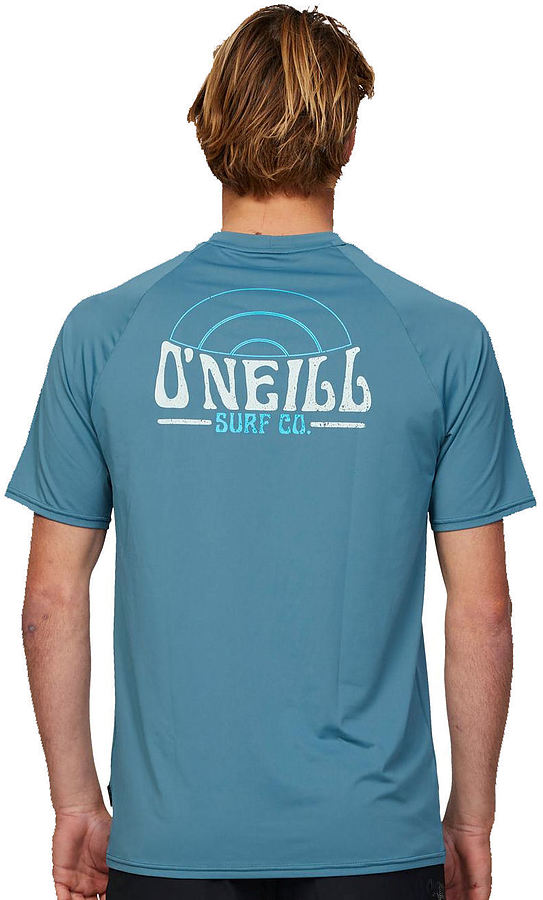 Oneill Shaved Ice UV SS Surf Tee Deep Teal - Image 2