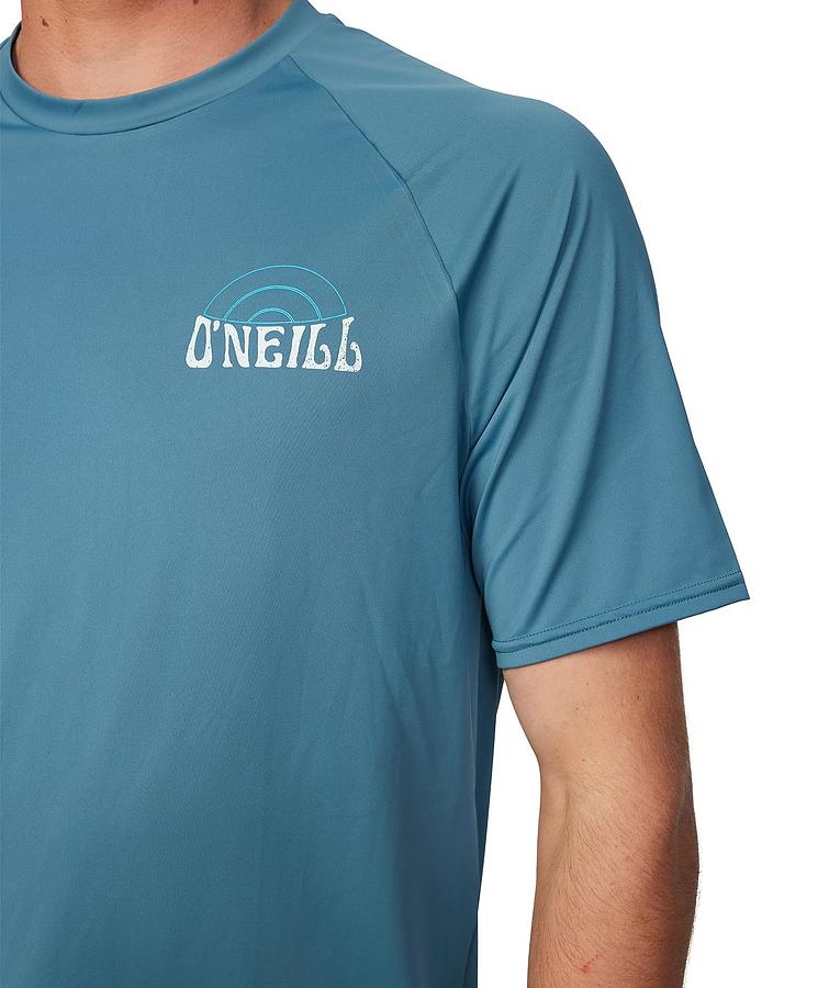 Oneill Shaved Ice UV SS Surf Tee Deep Teal - Image 3