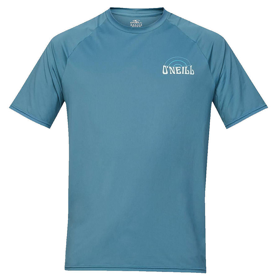 Oneill Shaved Ice UV SS Surf Tee Deep Teal - Image 1