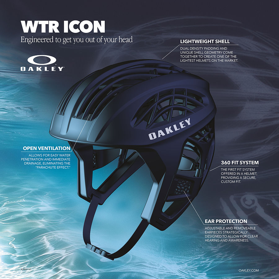 Oakley WTR Icon Surfing Helmet - Image 4