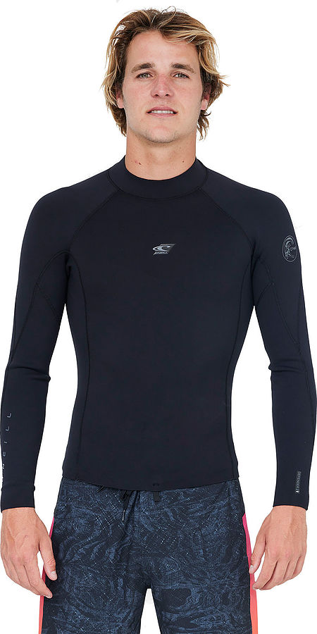 Oneill Defender 2mm Mens LS Jacket GBS Black - Image 2
