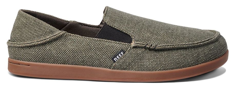Reef Cushion Bounce Matey Washed Canvas Olive Mens Shoes - Image 2
