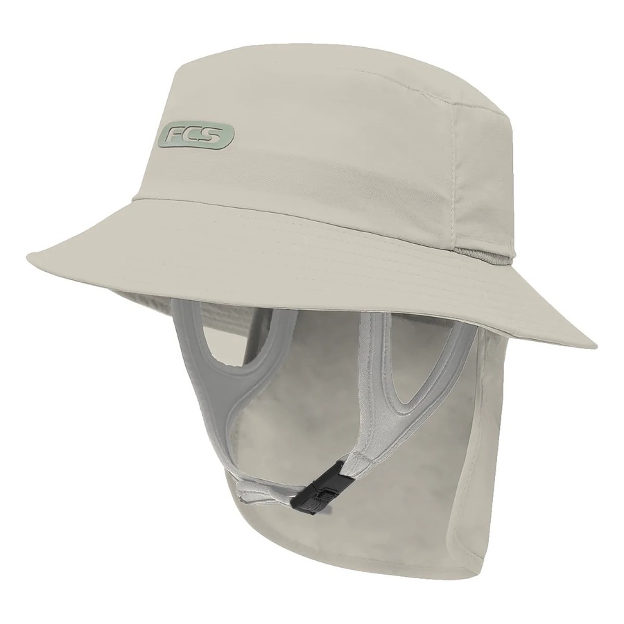 FCS Essential Surf Bucket Hat Warm Grey - Image 1