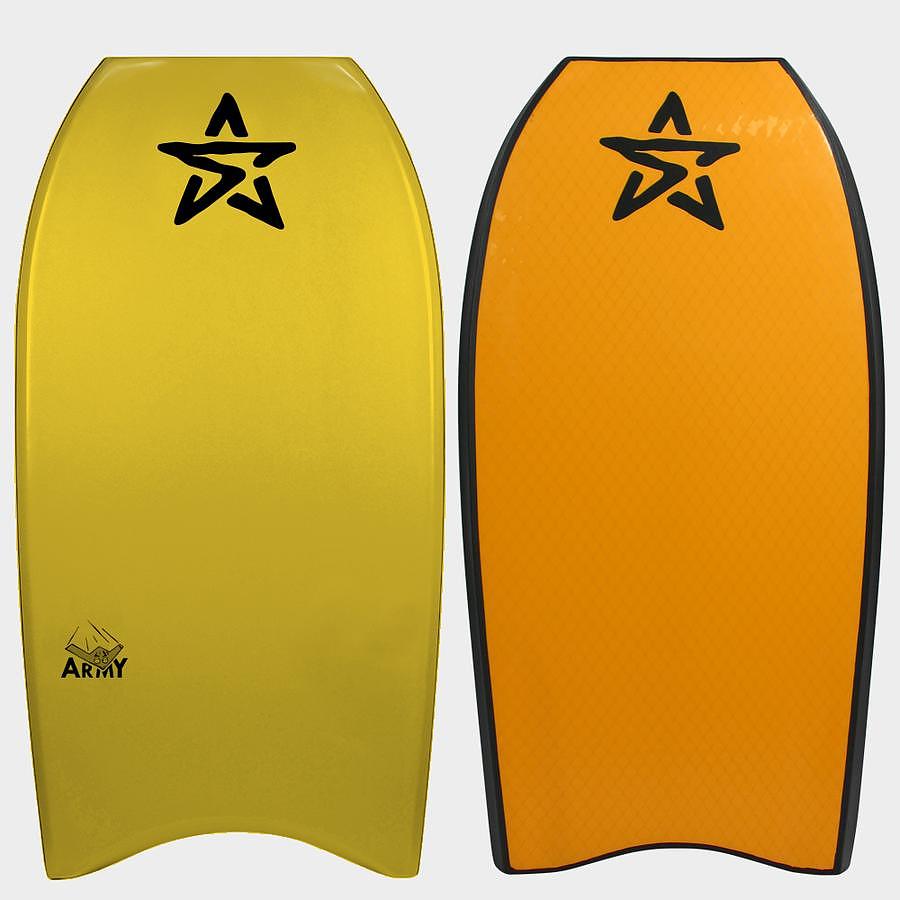 Stealth Army Bodyboard Yellow - Image 1