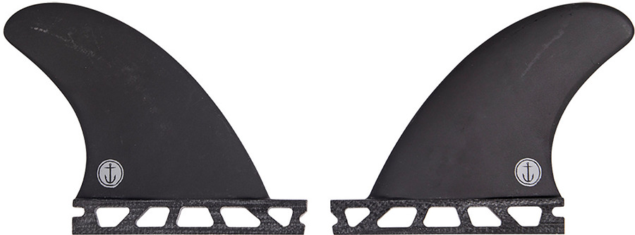 Captain Fin Co CF Side Biters Black Twin Fin Set - Image 2