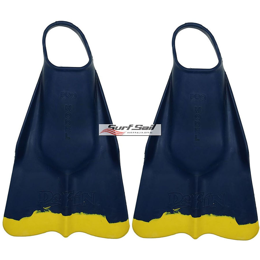 Details about   Dafin Classic Fins Yellow Navy 