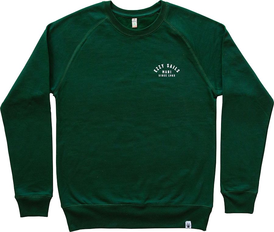 Ezzy Maui Maui Since 1983 Crew Sweater Bottle Green - Image 1