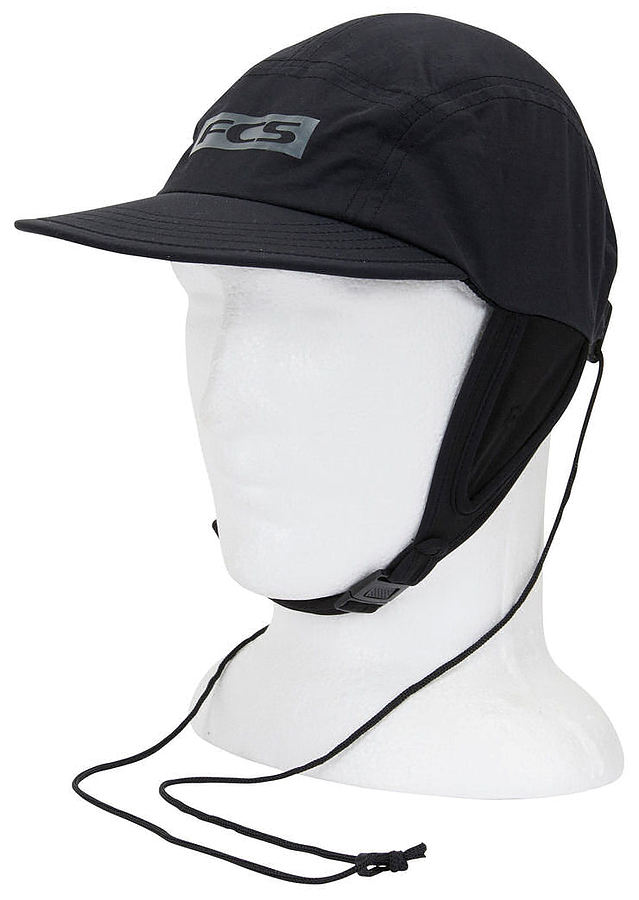 FCS Essential Surf Cap Hat Black - Image 1