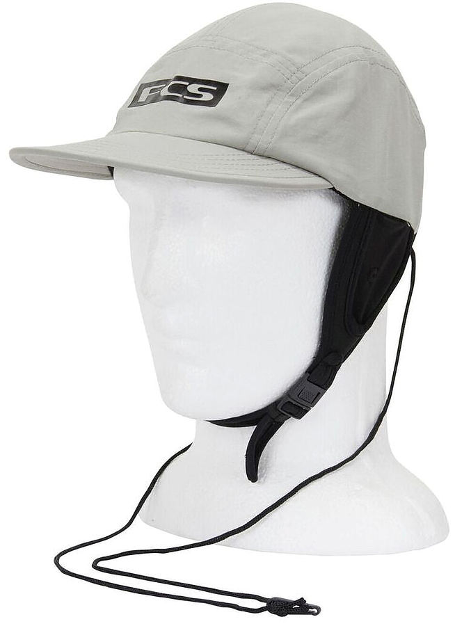 FCS Essential Surf Cap Hat Light Grey - Image 1