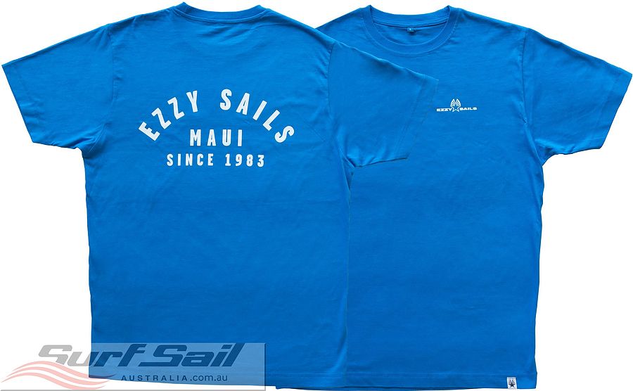 Ezzy Maui Since 1983 Electric Blue Mens Tee - Image 1