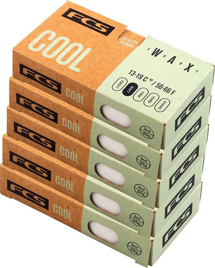 FCS Cool Wax 5 pack - Image 1