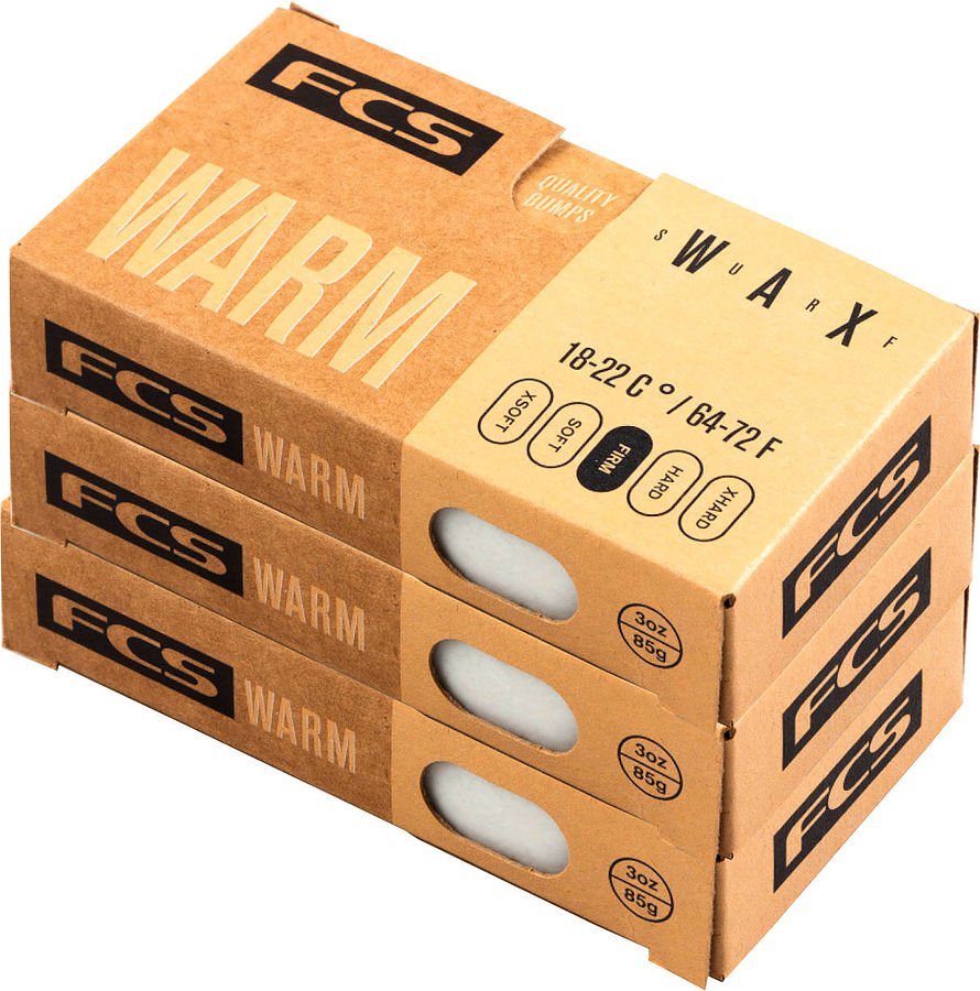 FCS Warm Wax 3 pack - Image 1