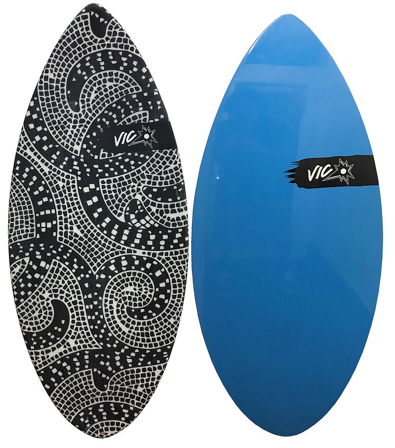 Victoria Skimboards 2020 Foamie 2.0 Paisley Black