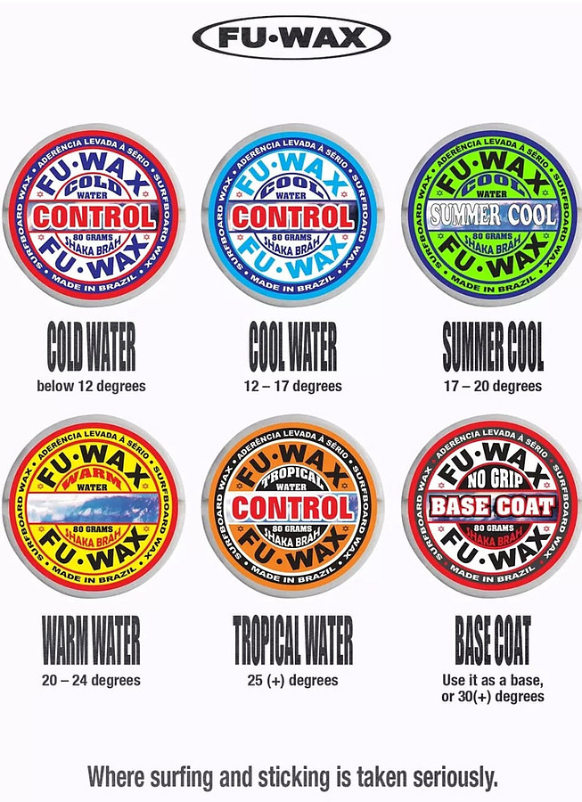 FU WAX Surf Wax Mixed 2 Pack Cold and Base - Image 3