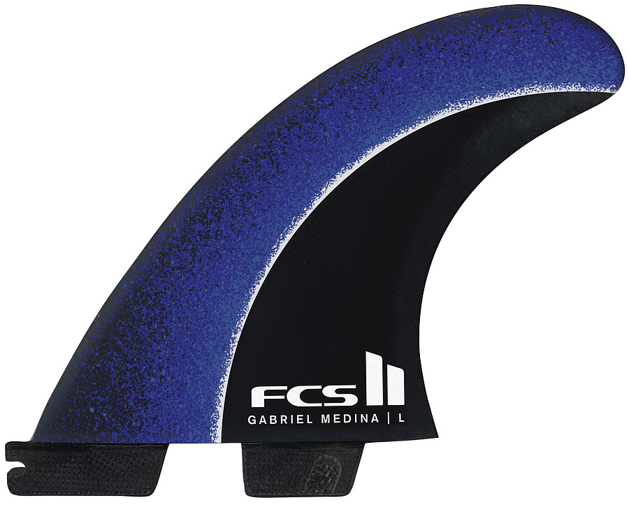 FCS II Gabriel Medina PC Aircore Blue Tri Fins