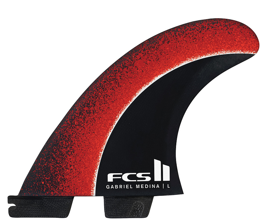 FCS II Gabriel Medina PC Aircore Red Tri Fins