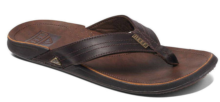 Reef J Bay 111 Dark Brown Mens Thongs - Image 2